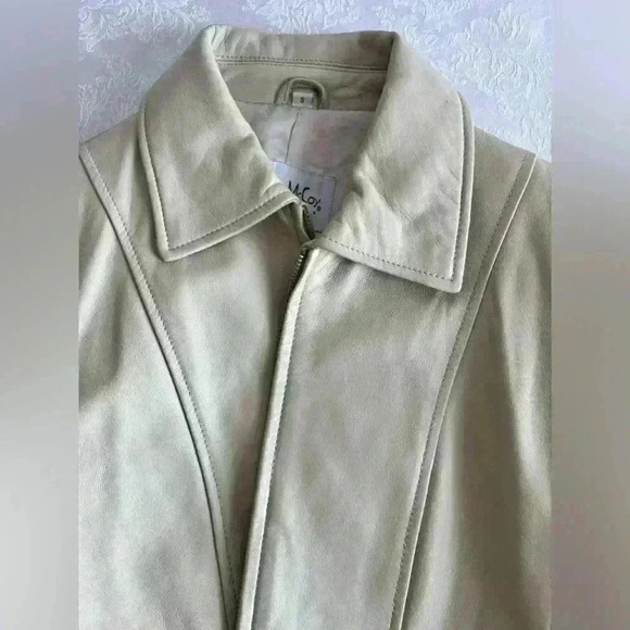 VINTAGE Pamela McCoy Genuine Leather Jacket ~ Small ~ Incredible Condition! - Picture 8 of 13